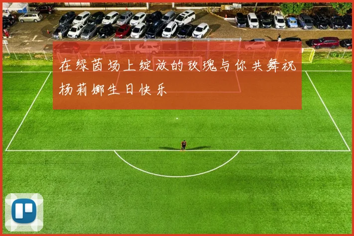在绿茵场上绽放的玫瑰与你共舞祝杨莉娜生日快乐